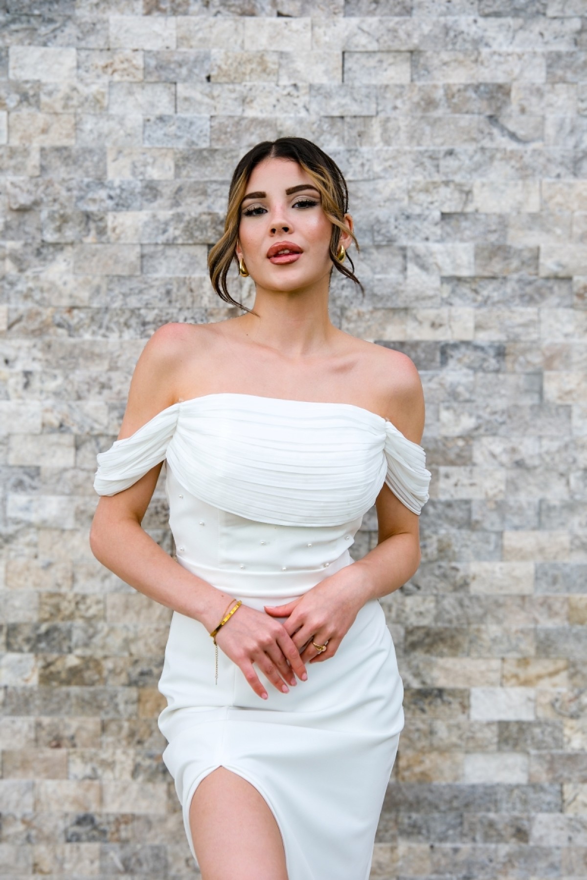 Ravi Rental Dress Begonvil Elbise