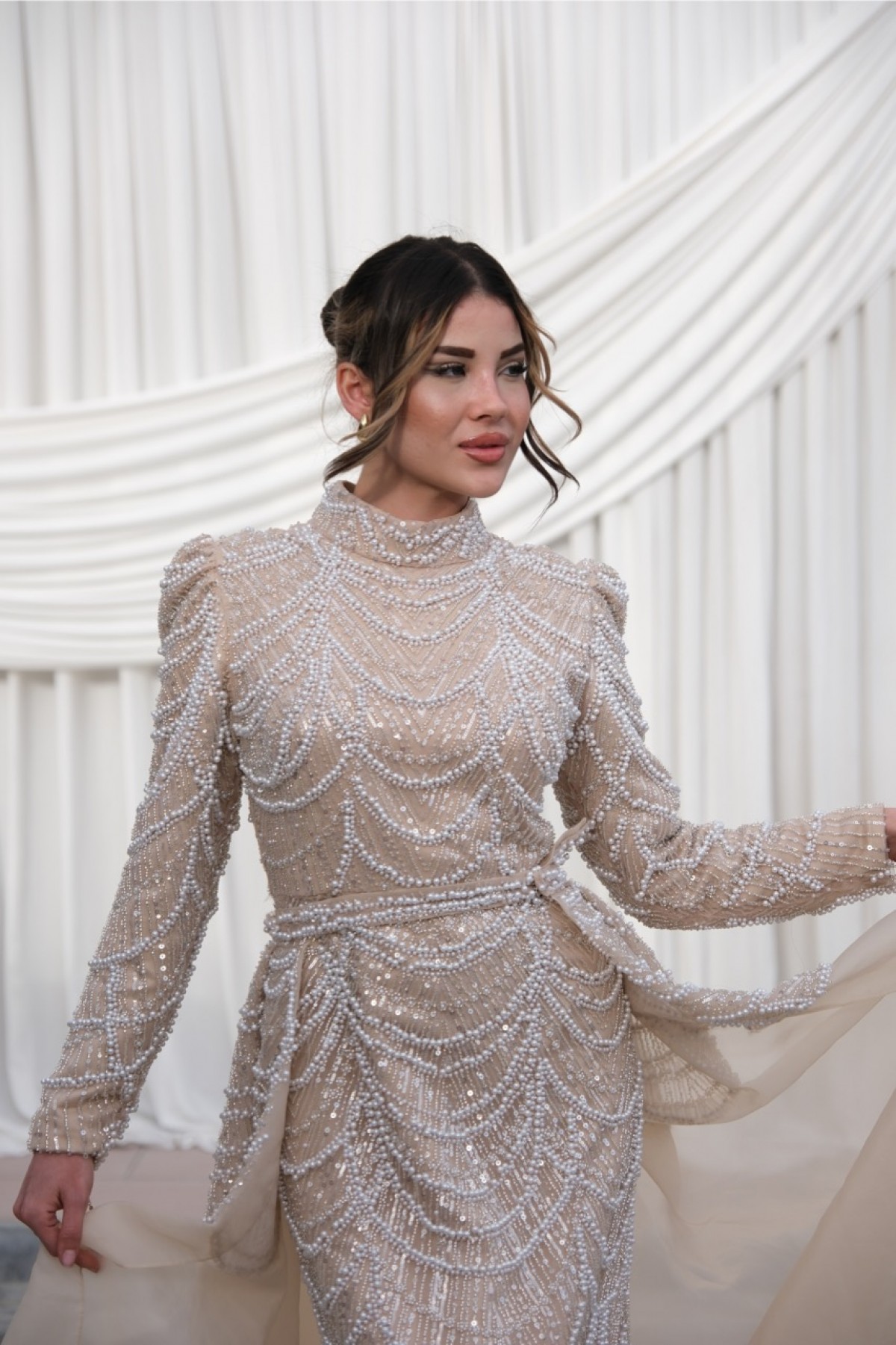 Ravi Rental Dress Pearl Elbise