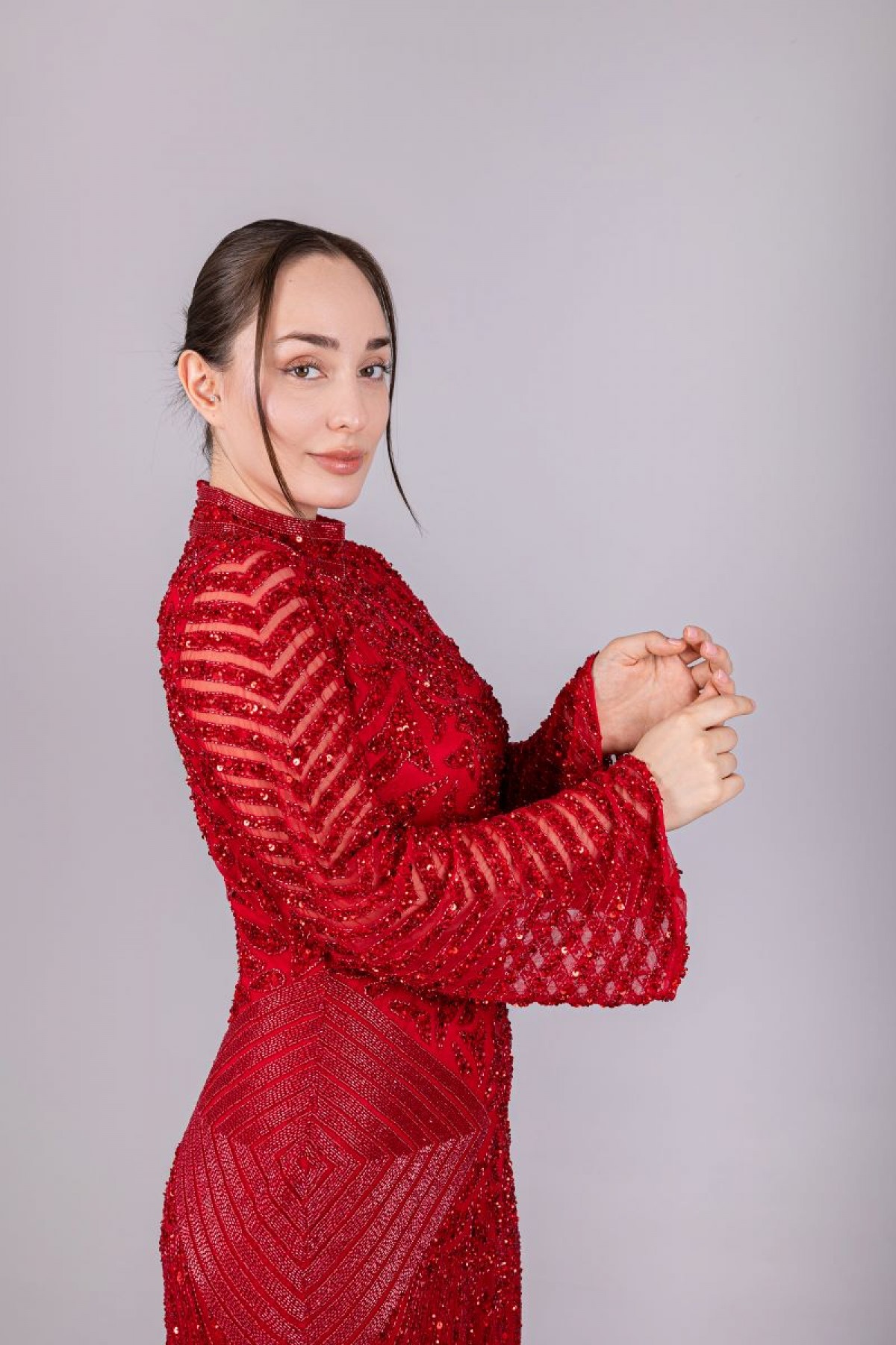 Ravi Rental Dress Rosa Elbise