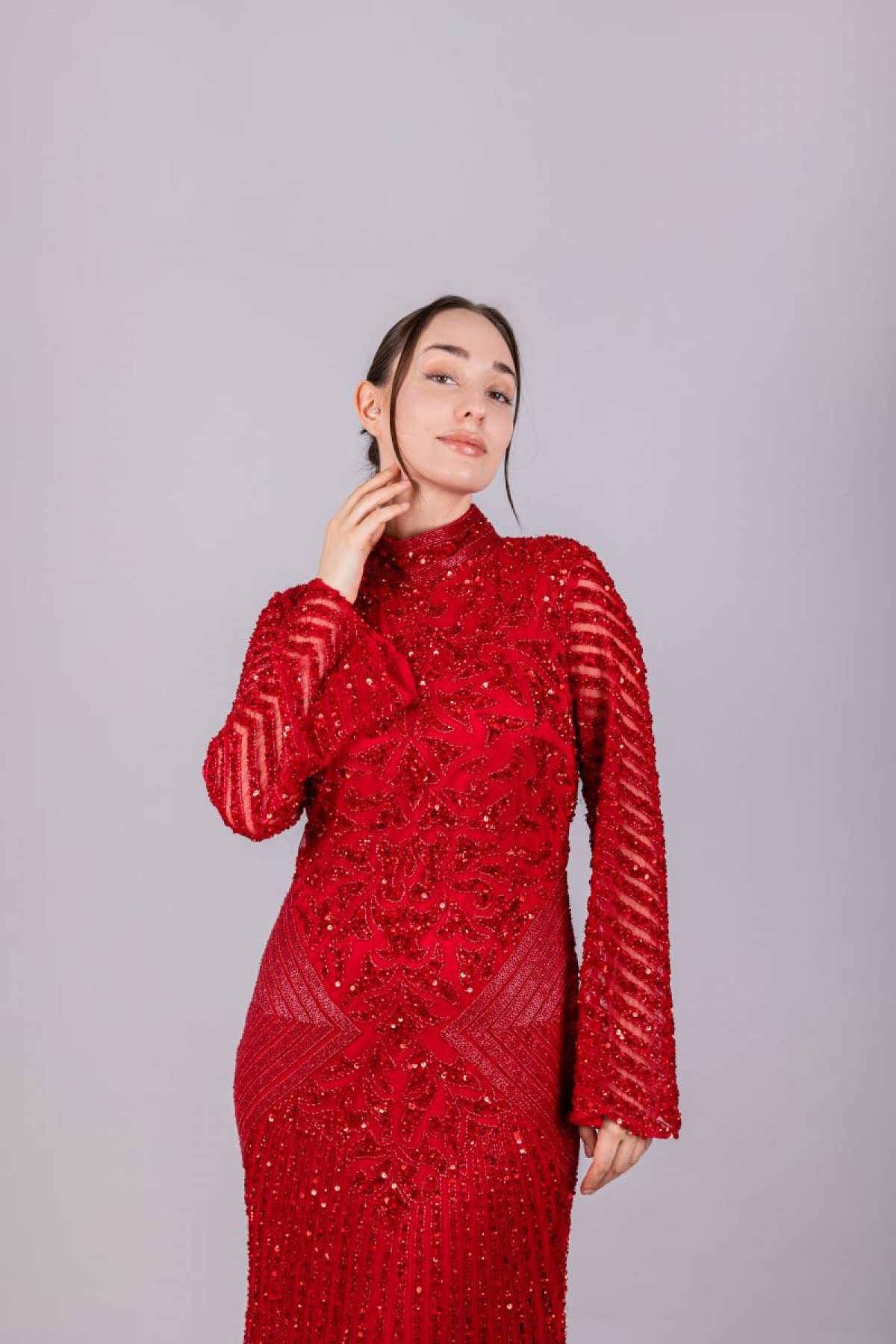 Ravi Rental Dress Rosa Elbise