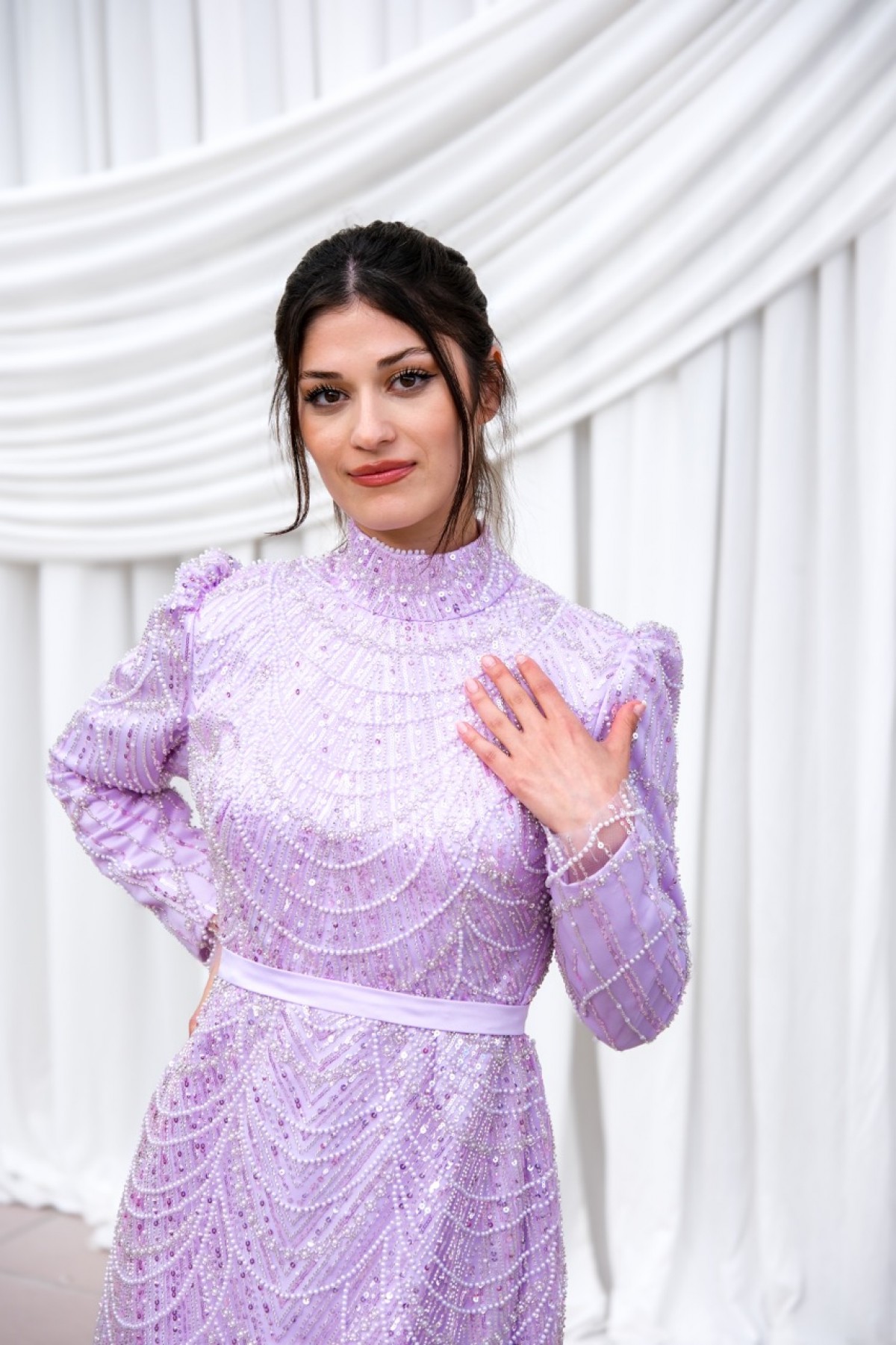 Ravi Rental Dress Violet Elbise