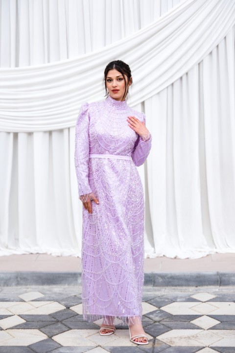 Ravi Rental Dress Violet Elbise